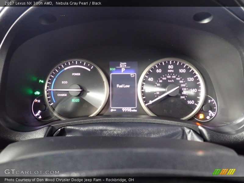 Nebula Gray Pearl / Black 2017 Lexus NX 300h AWD