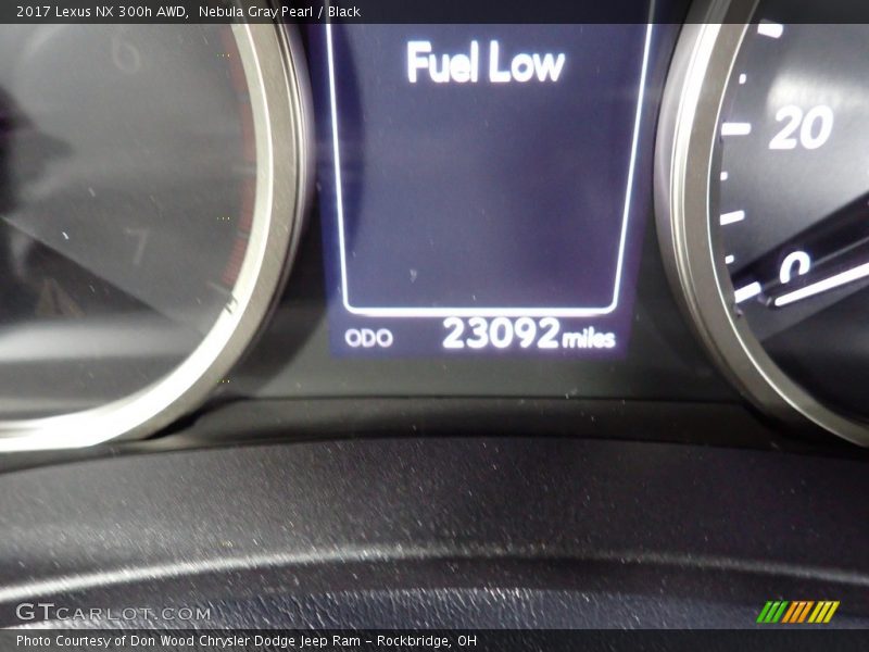 Nebula Gray Pearl / Black 2017 Lexus NX 300h AWD