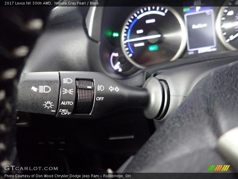 Nebula Gray Pearl / Black 2017 Lexus NX 300h AWD