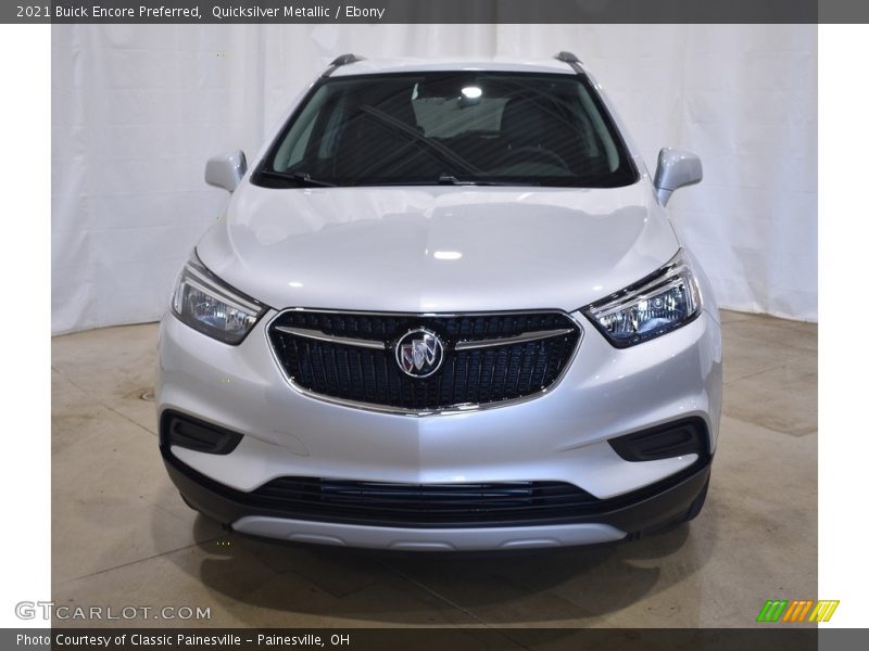 Quicksilver Metallic / Ebony 2021 Buick Encore Preferred