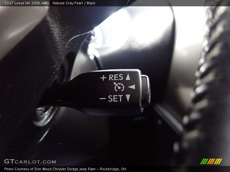 Nebula Gray Pearl / Black 2017 Lexus NX 300h AWD