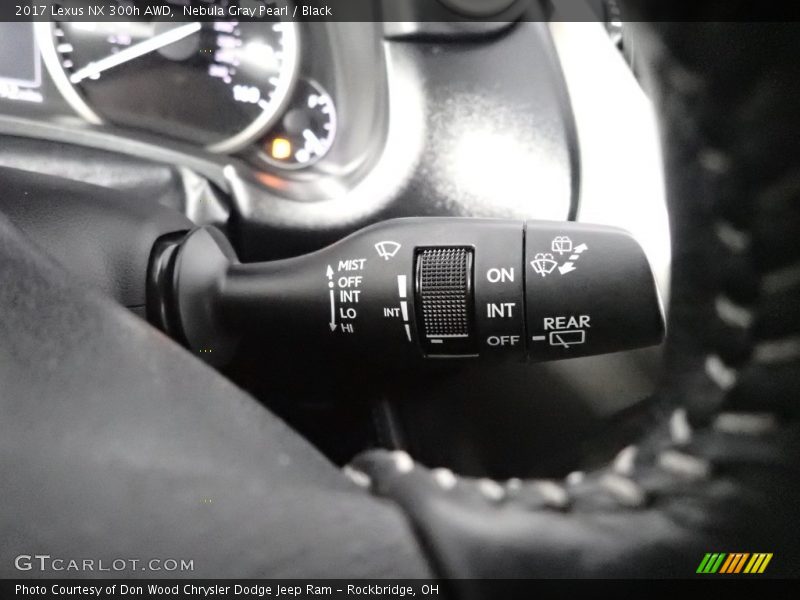 Nebula Gray Pearl / Black 2017 Lexus NX 300h AWD