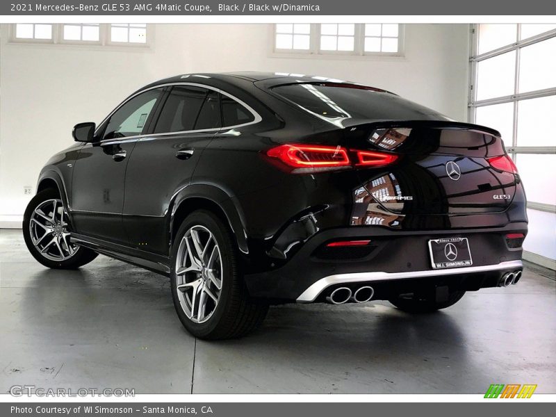 Black / Black w/Dinamica 2021 Mercedes-Benz GLE 53 AMG 4Matic Coupe