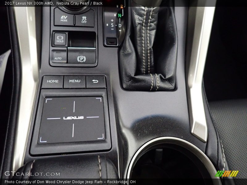 Nebula Gray Pearl / Black 2017 Lexus NX 300h AWD