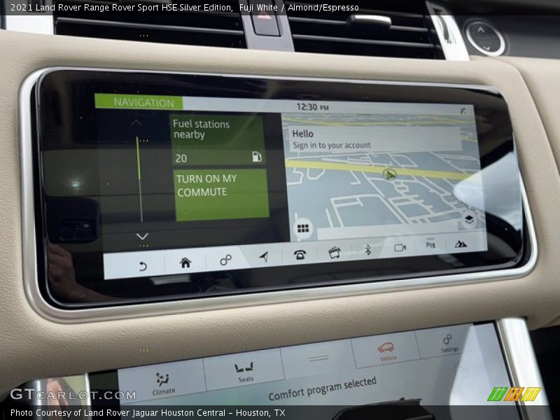 Fuji White / Almond/Espresso 2021 Land Rover Range Rover Sport HSE Silver Edition