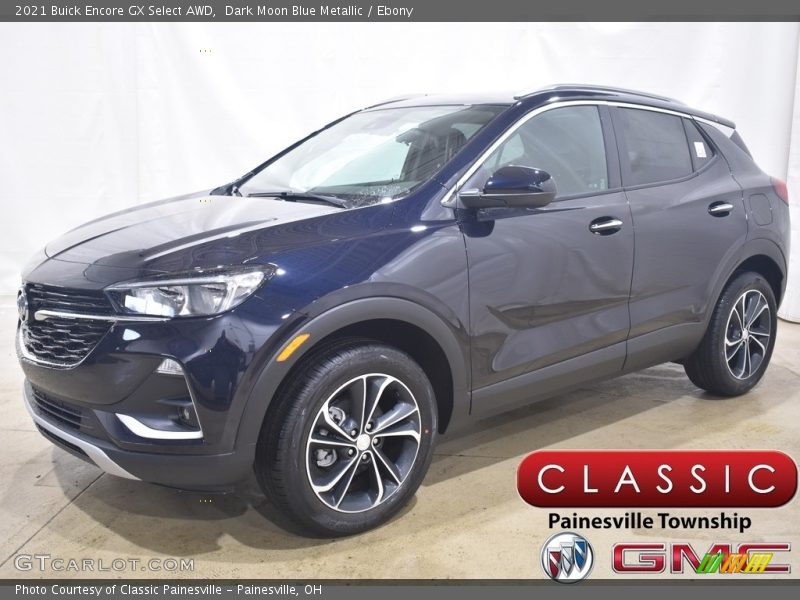 Dark Moon Blue Metallic / Ebony 2021 Buick Encore GX Select AWD