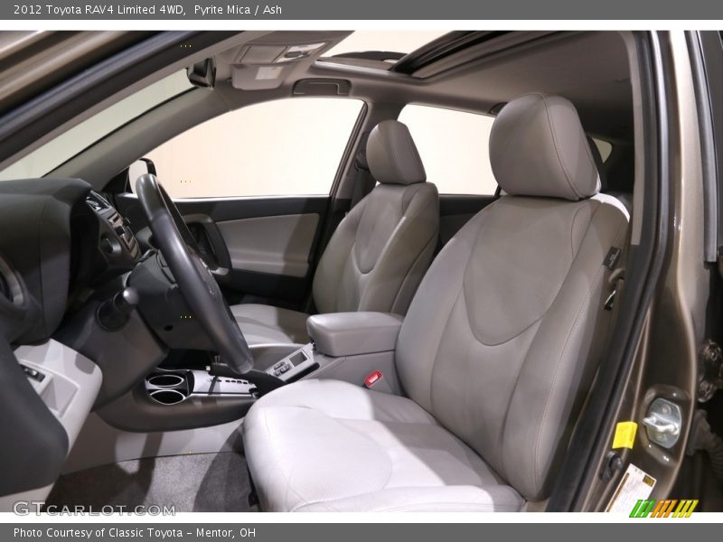 Front Seat of 2012 RAV4 Limited 4WD