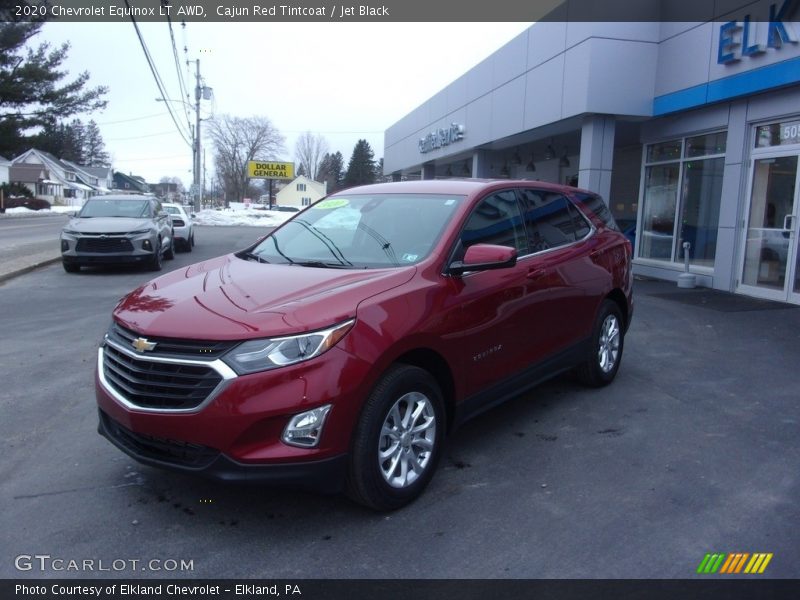 Cajun Red Tintcoat / Jet Black 2020 Chevrolet Equinox LT AWD