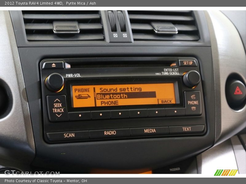 Audio System of 2012 RAV4 Limited 4WD
