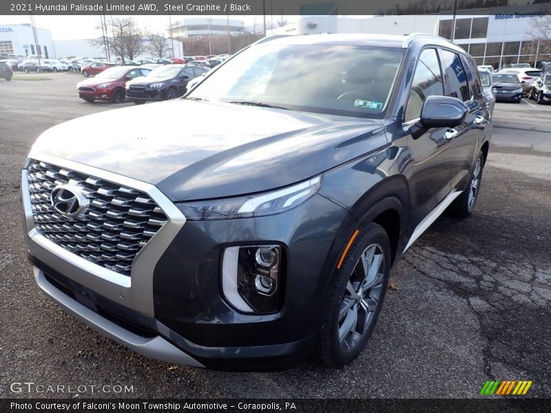 Steel Graphite / Black 2021 Hyundai Palisade Limited AWD