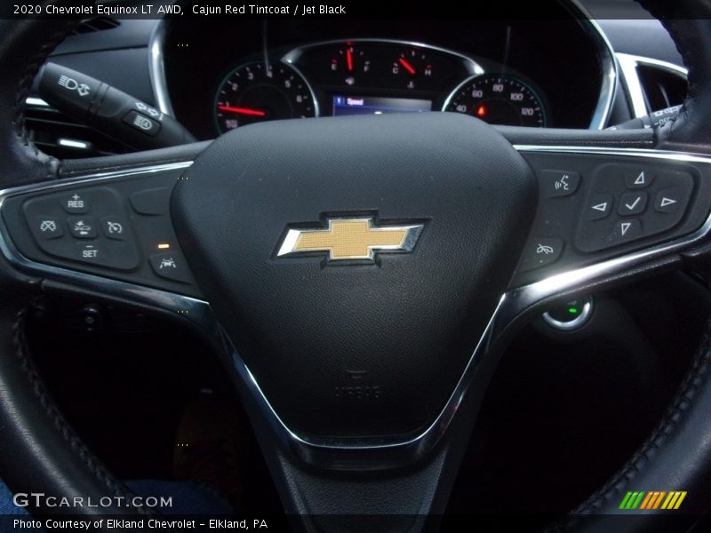 Cajun Red Tintcoat / Jet Black 2020 Chevrolet Equinox LT AWD