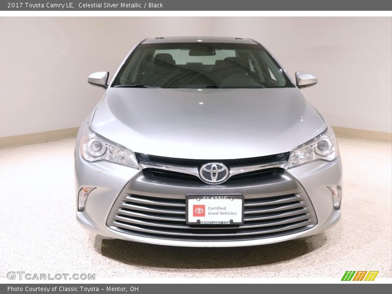Celestial Silver Metallic / Black 2017 Toyota Camry LE