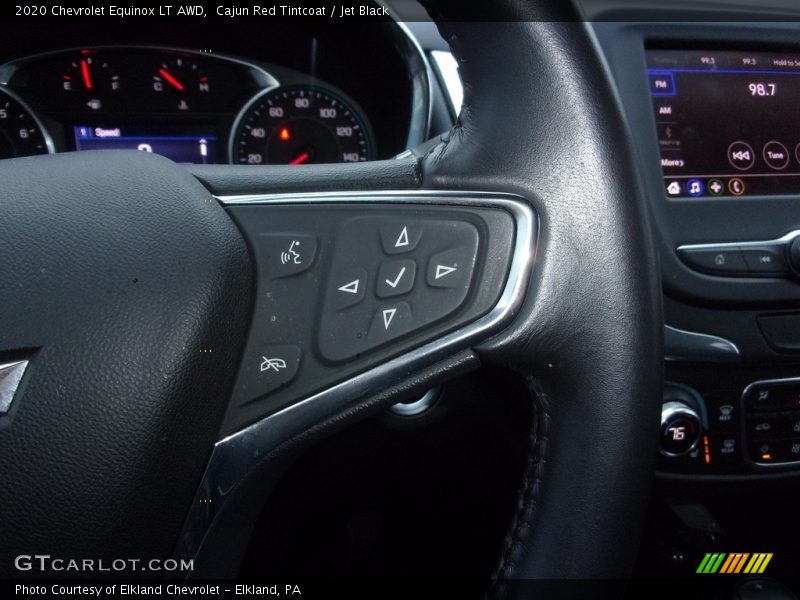 Cajun Red Tintcoat / Jet Black 2020 Chevrolet Equinox LT AWD