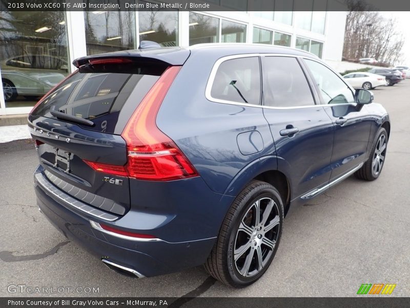 Denim Blue Metallic / Blonde 2018 Volvo XC60 T6 AWD Inscription
