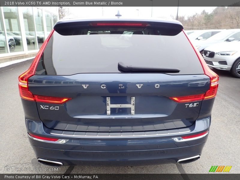 Denim Blue Metallic / Blonde 2018 Volvo XC60 T6 AWD Inscription