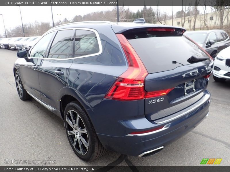 Denim Blue Metallic / Blonde 2018 Volvo XC60 T6 AWD Inscription