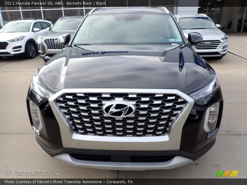 Becketts Black / Black 2021 Hyundai Palisade SEL AWD