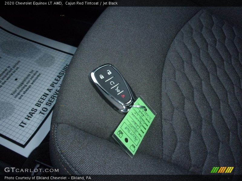 Cajun Red Tintcoat / Jet Black 2020 Chevrolet Equinox LT AWD