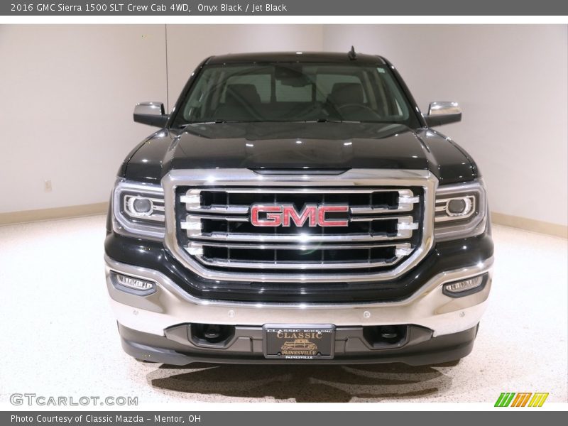 Onyx Black / Jet Black 2016 GMC Sierra 1500 SLT Crew Cab 4WD