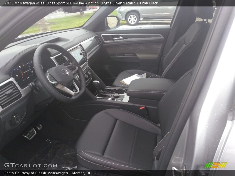 Front Seat of 2021 Atlas Cross Sport SEL R-Line 4Motion
