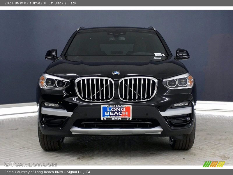 Jet Black / Black 2021 BMW X3 sDrive30i