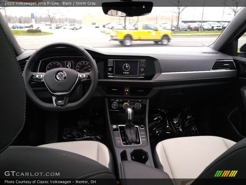 Black / Storm Gray 2020 Volkswagen Jetta R-Line