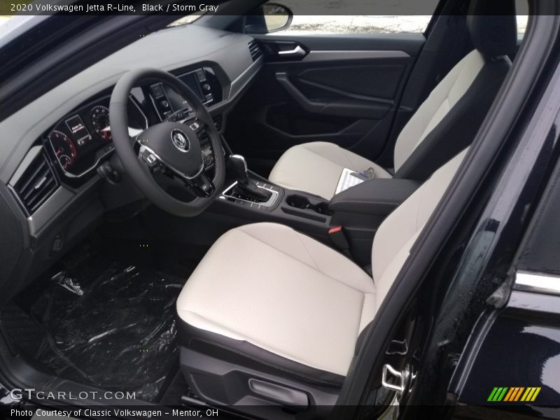  2020 Jetta R-Line Storm Gray Interior