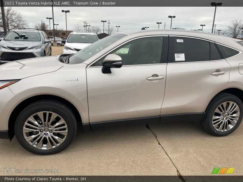 Titanium Glow / Boulder 2021 Toyota Venza Hybrid XLE AWD