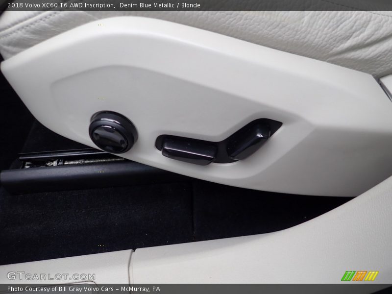 Denim Blue Metallic / Blonde 2018 Volvo XC60 T6 AWD Inscription