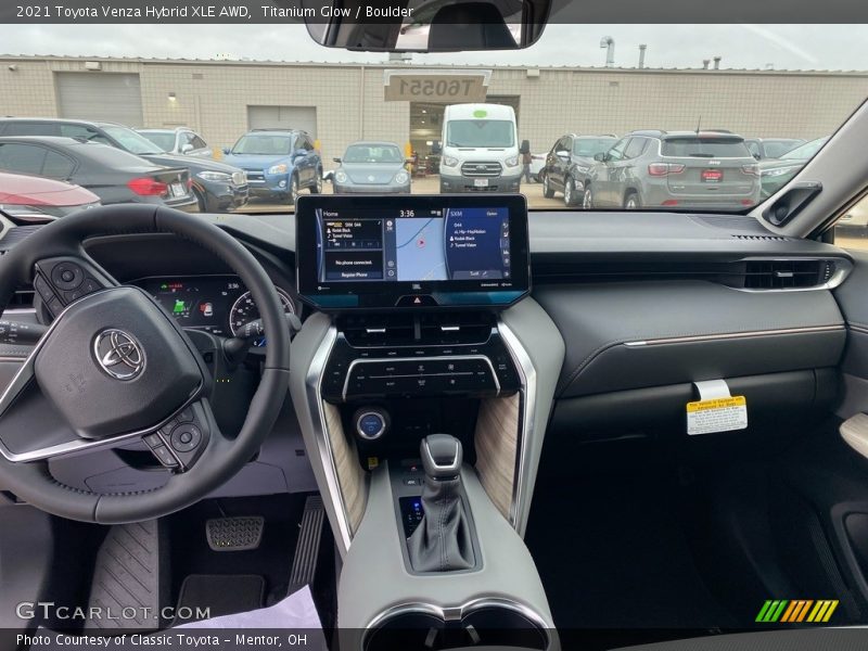 Titanium Glow / Boulder 2021 Toyota Venza Hybrid XLE AWD