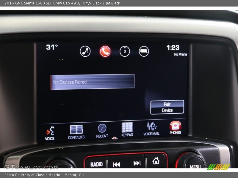 Onyx Black / Jet Black 2016 GMC Sierra 1500 SLT Crew Cab 4WD