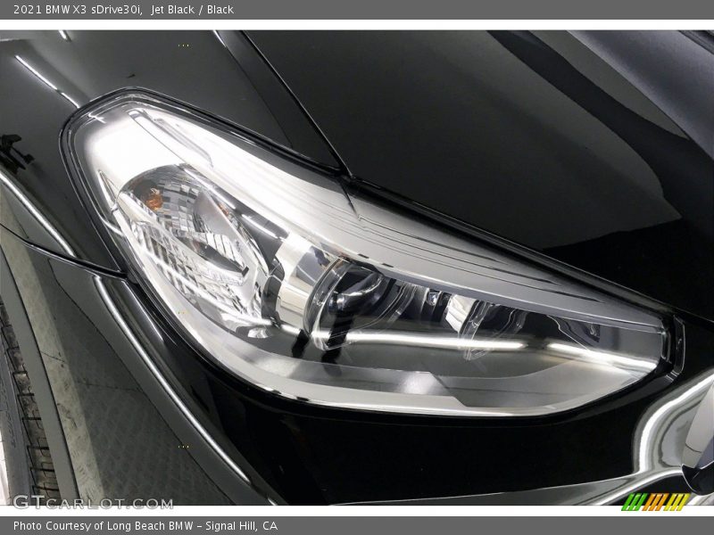Jet Black / Black 2021 BMW X3 sDrive30i