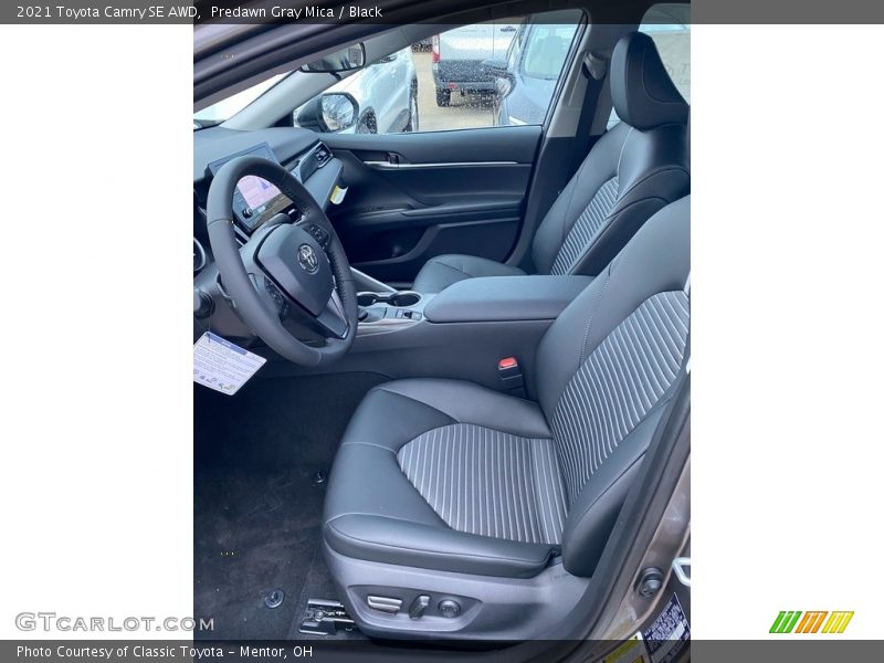 Front Seat of 2021 Camry SE AWD