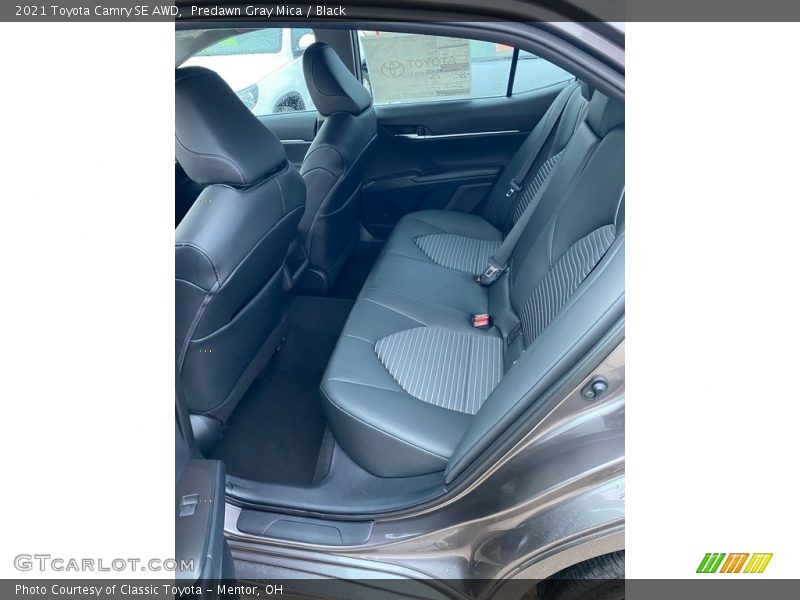 Rear Seat of 2021 Camry SE AWD