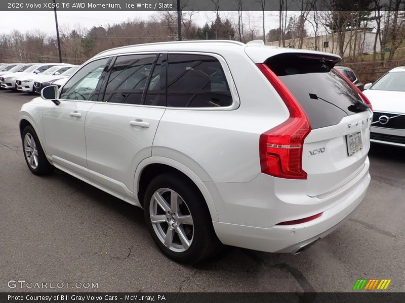 Ice White / Slate 2020 Volvo XC90 T6 AWD Momentum