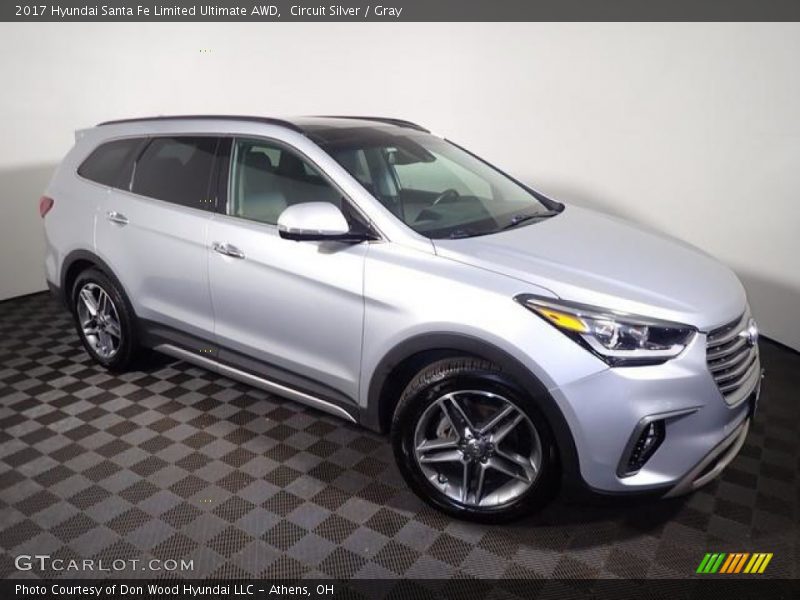 Circuit Silver / Gray 2017 Hyundai Santa Fe Limited Ultimate AWD