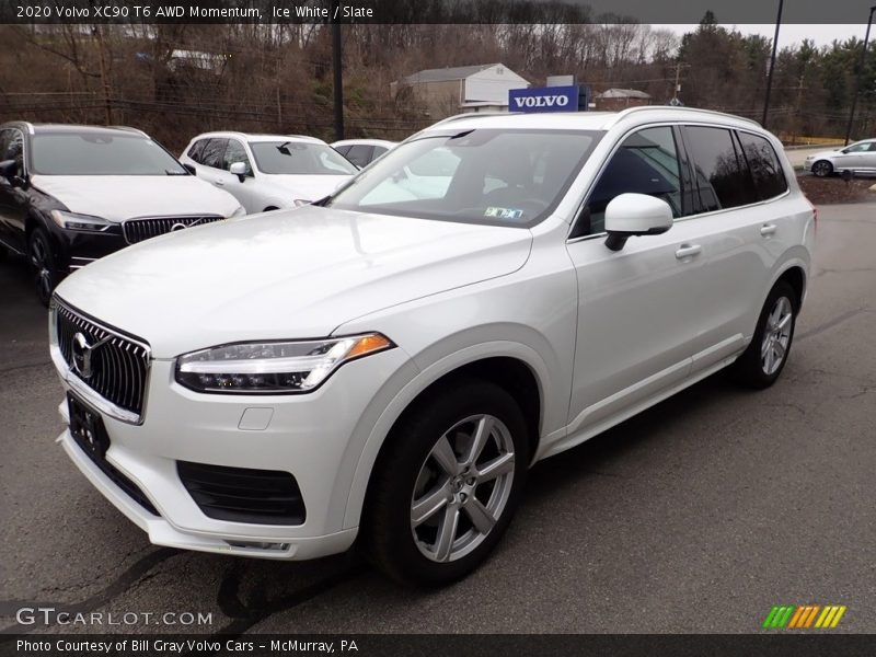 Ice White / Slate 2020 Volvo XC90 T6 AWD Momentum