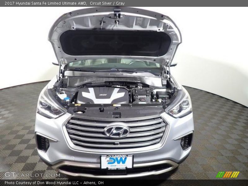 Circuit Silver / Gray 2017 Hyundai Santa Fe Limited Ultimate AWD