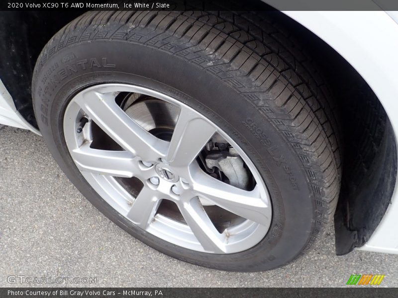 Ice White / Slate 2020 Volvo XC90 T6 AWD Momentum