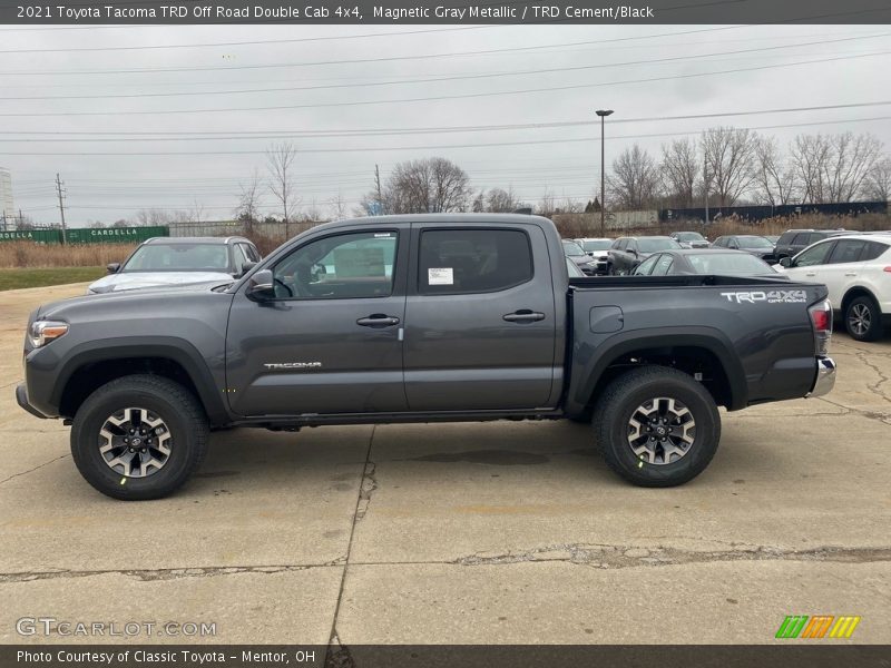 Magnetic Gray Metallic / TRD Cement/Black 2021 Toyota Tacoma TRD Off Road Double Cab 4x4