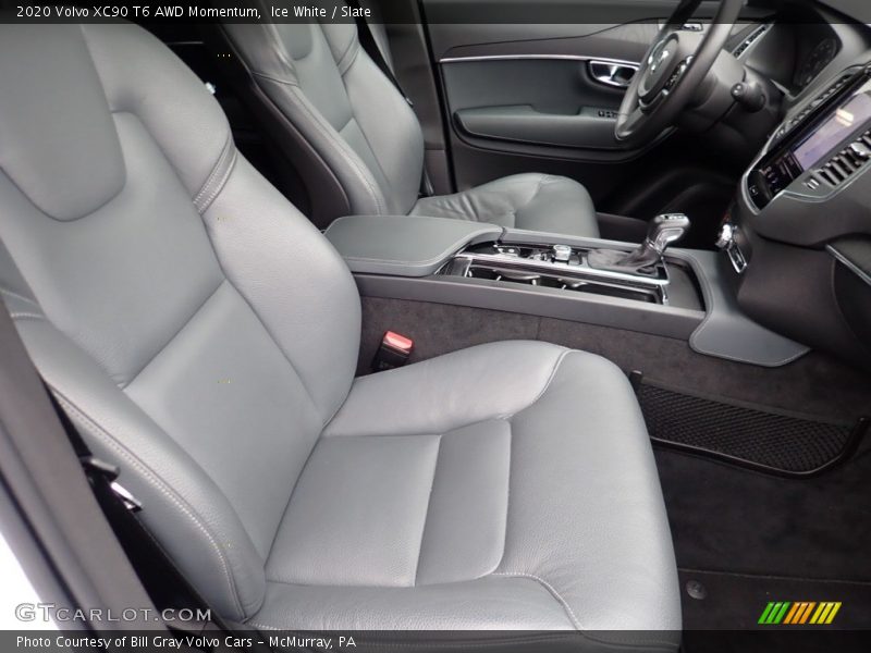 Front Seat of 2020 XC90 T6 AWD Momentum