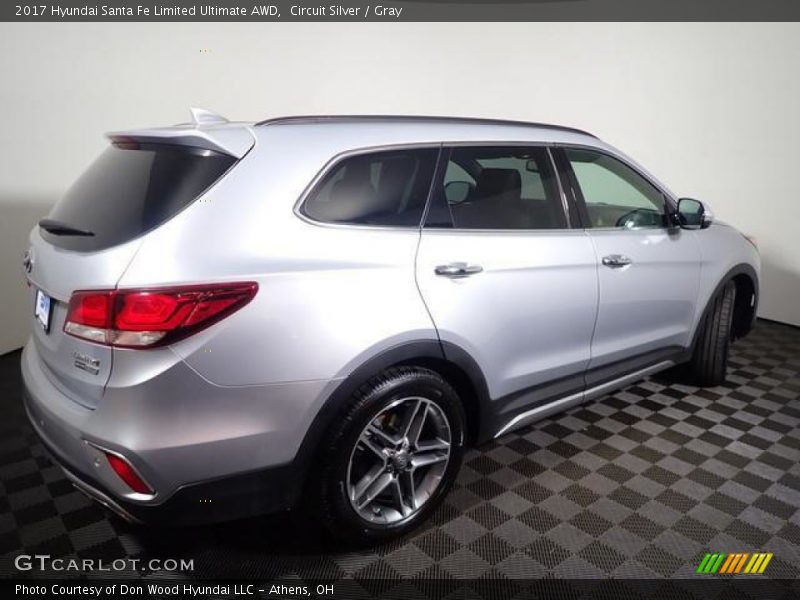 Circuit Silver / Gray 2017 Hyundai Santa Fe Limited Ultimate AWD