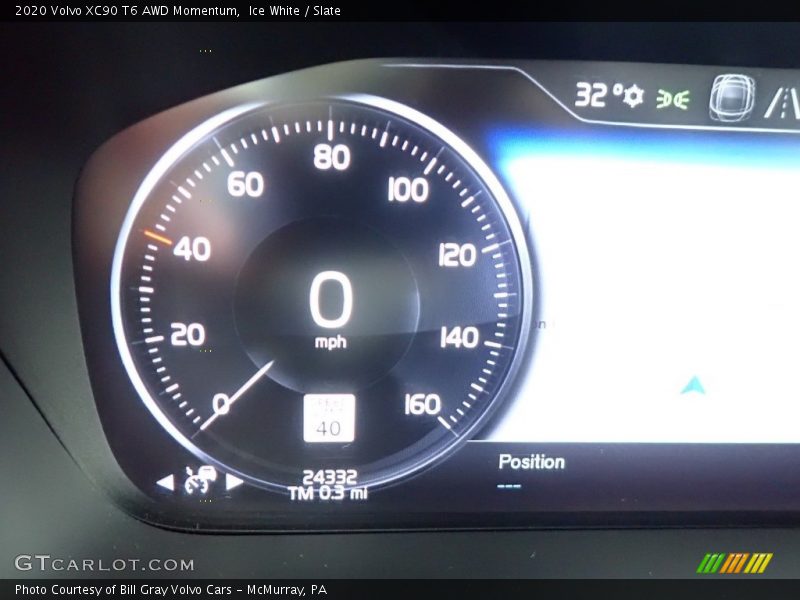 Ice White / Slate 2020 Volvo XC90 T6 AWD Momentum