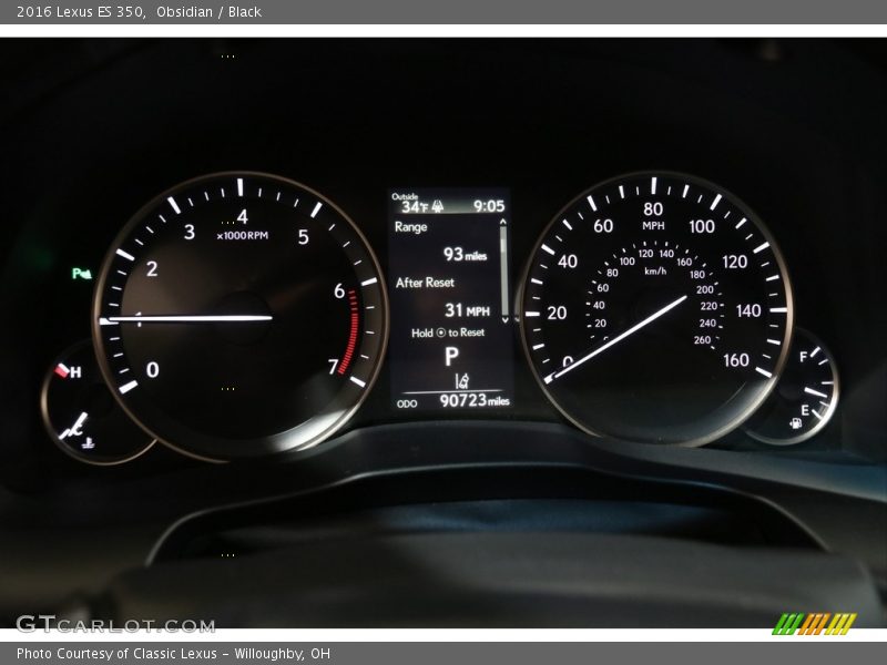  2016 ES 350 350 Gauges
