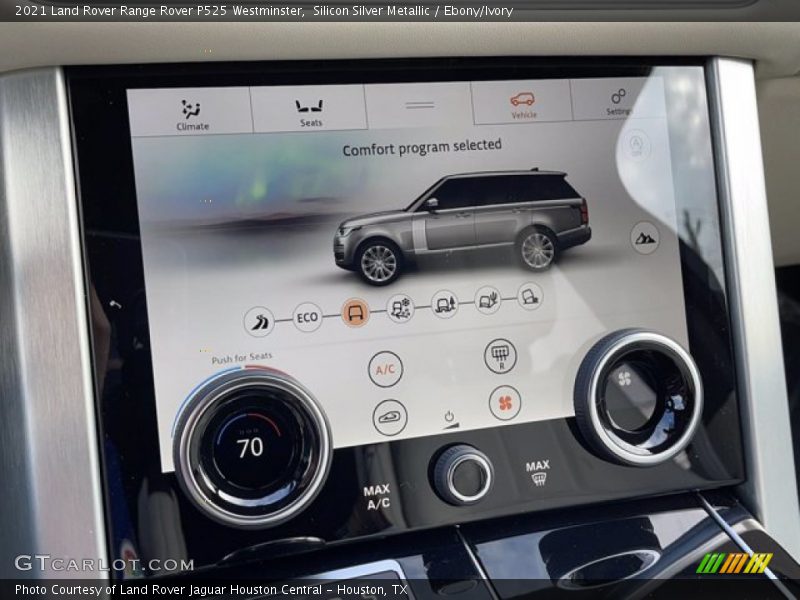 Silicon Silver Metallic / Ebony/Ivory 2021 Land Rover Range Rover P525 Westminster