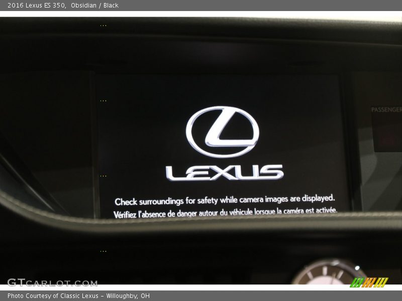 Obsidian / Black 2016 Lexus ES 350