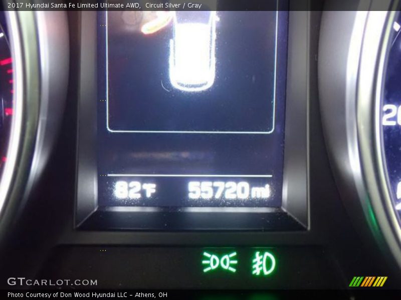 Circuit Silver / Gray 2017 Hyundai Santa Fe Limited Ultimate AWD