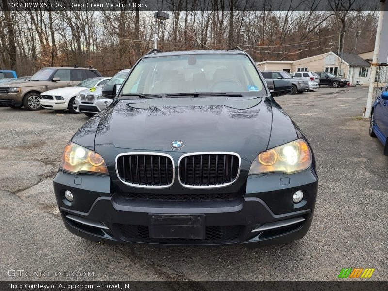 Deep Green Metallic / Black 2007 BMW X5 3.0si