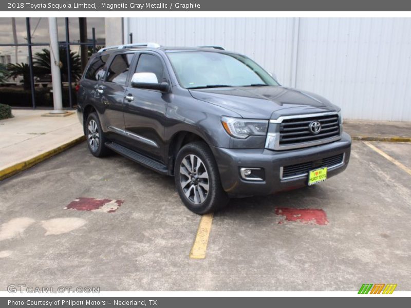 Magnetic Gray Metallic / Graphite 2018 Toyota Sequoia Limited