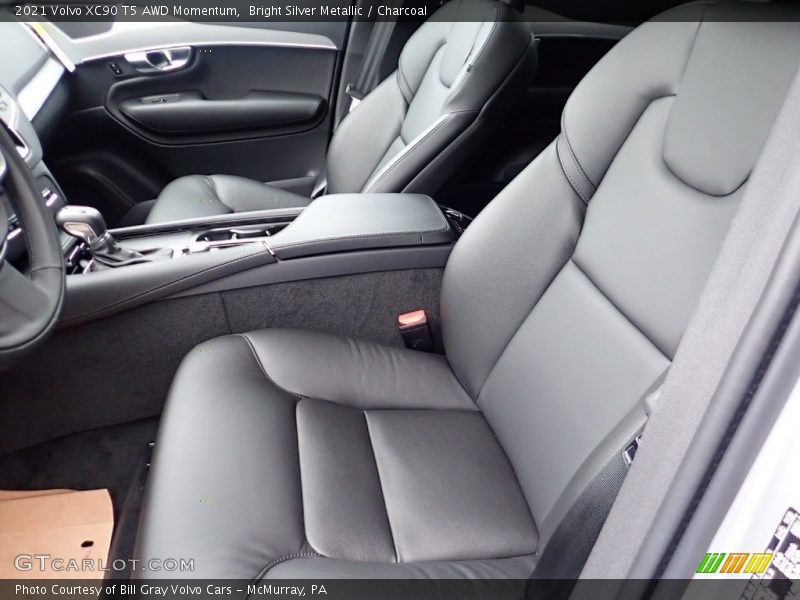 Bright Silver Metallic / Charcoal 2021 Volvo XC90 T5 AWD Momentum